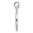 Sterling Silver Rhodium-plated Polished Solid 1st Holy Communion Pendant