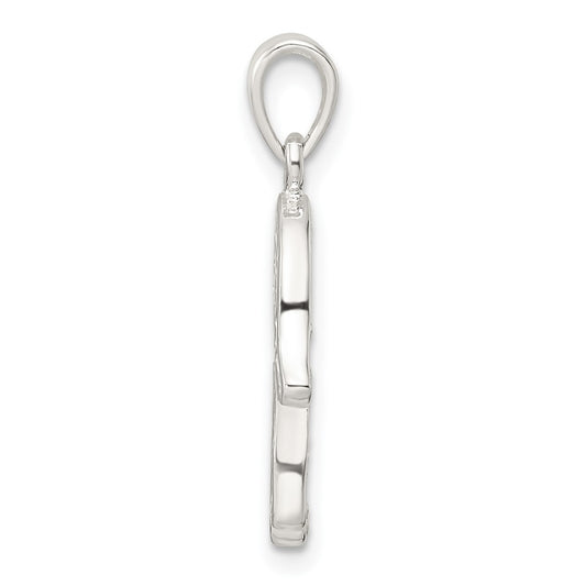 Sterling Silver Polished Chamseh Pendant
