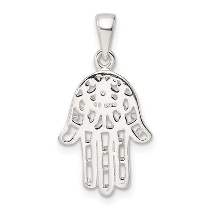 Sterling Silver Polished Chamseh Pendant