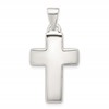 Sterling Silver Polished Cross Pendant