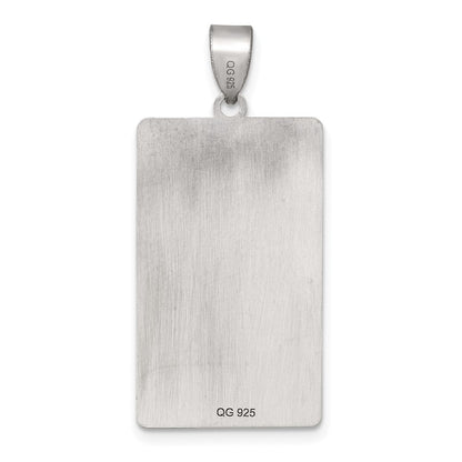 Sterling Silver The High Priestess Tarot Card Pendant