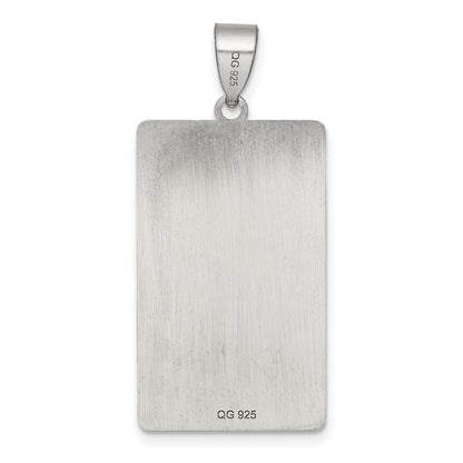 Sterling Silver The Hierophant Tarot Card Pendant