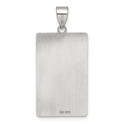 Sterling Silver The Lovers Tarot Card Pendant