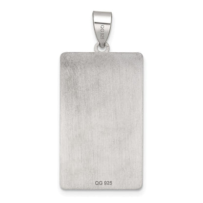 Sterling Silver The Chariot Tarot Card Pendant