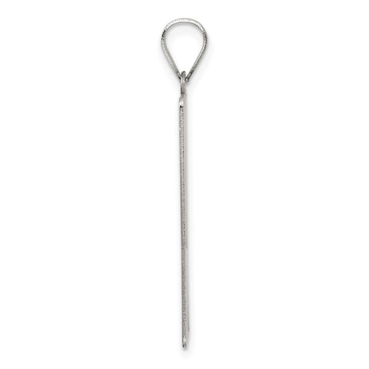 Sterling Silver Strength Tarot Card Pendant