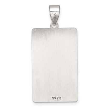 Sterling Silver The World Tarot Card Pendant