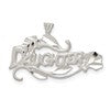 Sterling Silver Daughter Charm