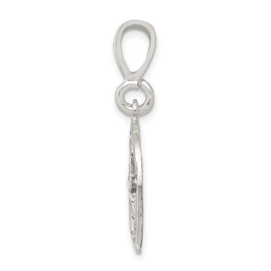 Sterling Silver Music Staff Charm