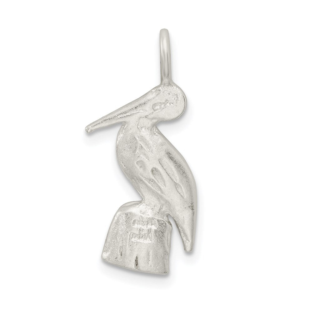 Sterling Silver Rhodium-plated On Graduation Day Disc Charm