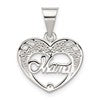 Sterling Silver Mama Heart Charm