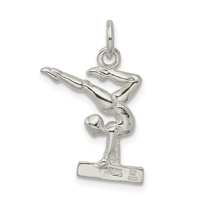 Sterling Silver Gymnast Charm