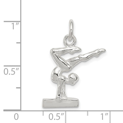 Sterling Silver Gymnast Charm