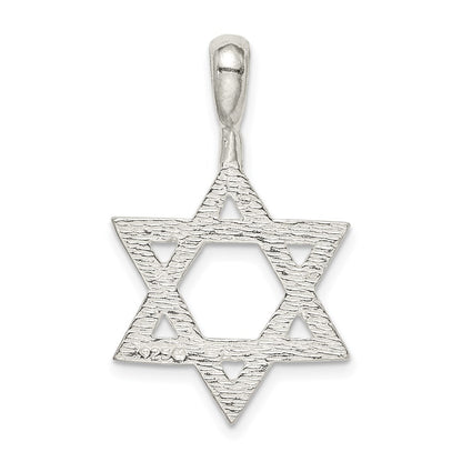 Sterling Silver Star of David Charm