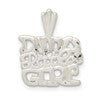 Sterling Silver Daddy's Little Girl Charm