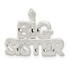 Sterling Silver Big Sister Charm