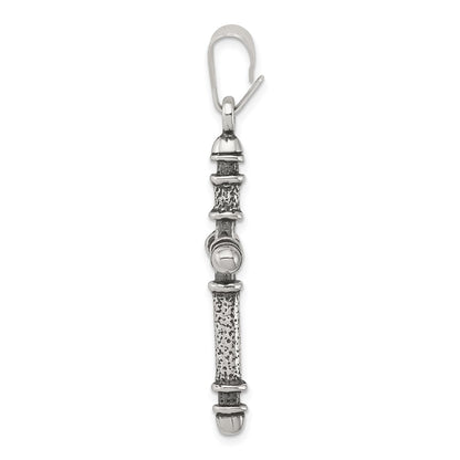 Sterling Silver Antiqued Cross Pendant