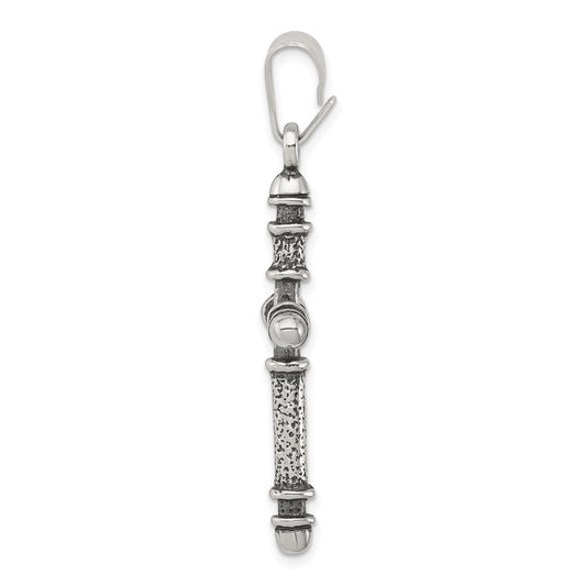 Sterling Silver Antiqued Cross Pendant