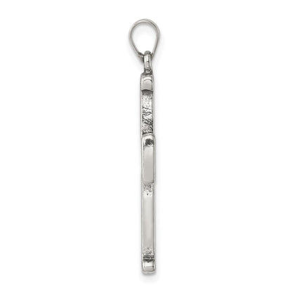 Sterling Silver Antiqued Cross Pendant