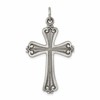 Sterling Silver Antiqued Cross Pendant
