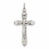 Sterling Silver Antiqued Crucifix Pendant