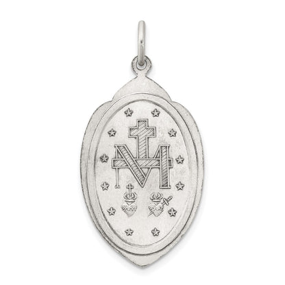 Sterling Silver Antiqued Miraculous Medal