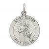 Sterling Silver Antiqued Saint Gerard Medal