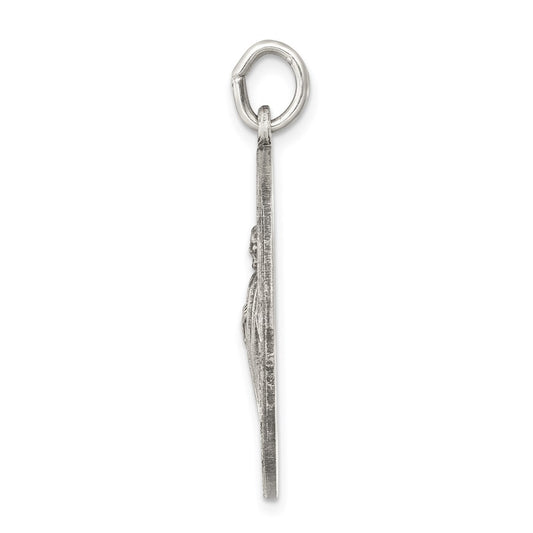 Sterling Silver Antiqued St. Jude Thaddeus Medal