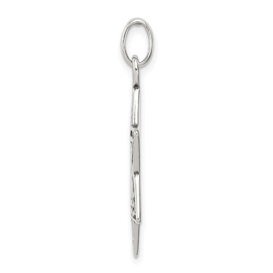 Sterling Silver Antiqued Star of David Charm