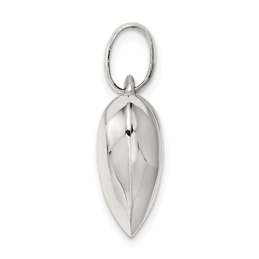 Sterling Silver Puffed Heart Charm