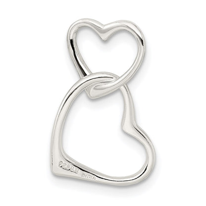 Sterling Silver Double Heart Pendant