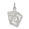 Sterling Silver Playing Card's Charm