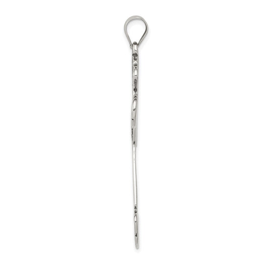 Sterling Silver Antiqued Cross Pendant
