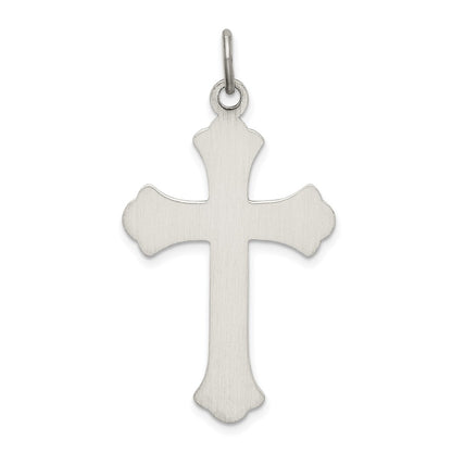 Sterling Silver Antiqued Cross Pendant