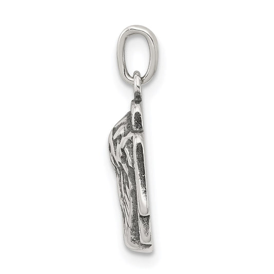 Sterling Silver Antiqued Ecce Homo Medal