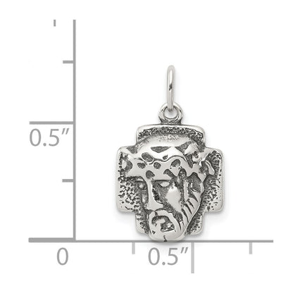 Sterling Silver Antiqued Ecce Homo Medal
