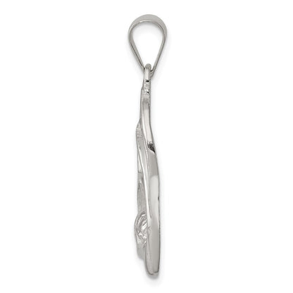 Sterling Silver Blessed Mary & Child Jesus Antique Finish Charm