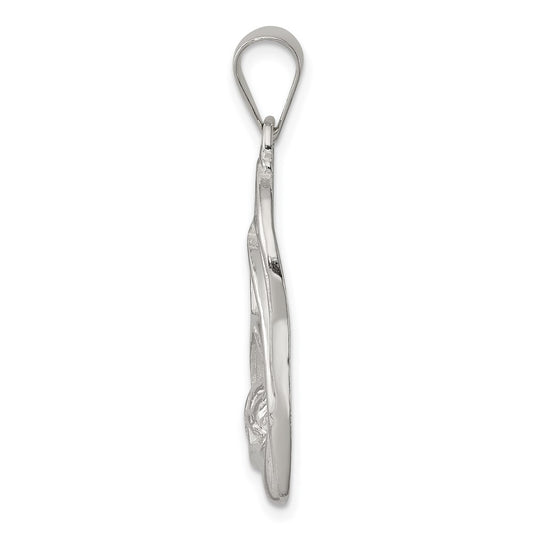 Sterling Silver Blessed Mary & Child Jesus Antique Finish Charm