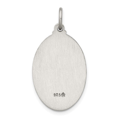 Sterling Silver Antiqued Our Lady of Guadalupe Medal