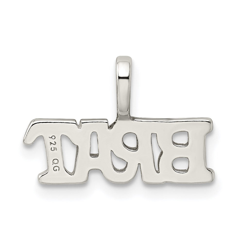 Sterling Silver Brat Pendant