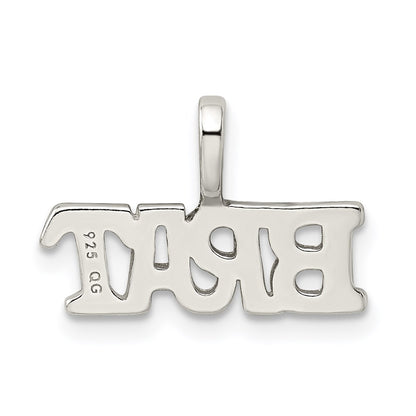 Sterling Silver Brat Pendant