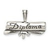 Sterling Silver Polish & Antique Diploma Pendant