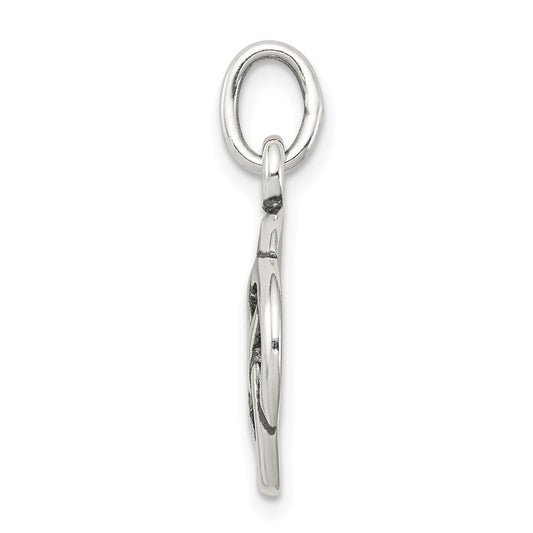 Sterling Silver Antiqued Celtic Knot Charm