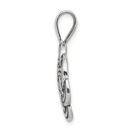 Sterling Silver Nugget Cross Pendant