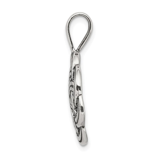 Sterling Silver Nugget Cross Pendant