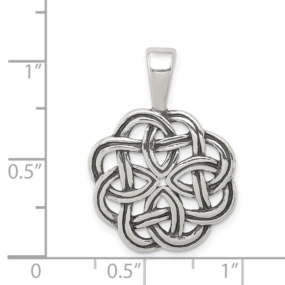 Sterling Silver Nugget Cross Pendant