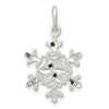 Sterling Silver Diamond Cut Snowflake Charm