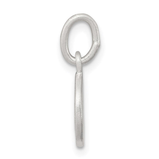 Sterling Silver D/C Cherub Disk Charm