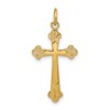 Sterling Silver w/ 18K Plating Cross Charm