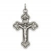 Sterling Silver Antiqued INRI Crucifix Pendant
