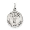 Sterling Silver Antiqued Divino Nino Medal (Divine Infant Jesus)